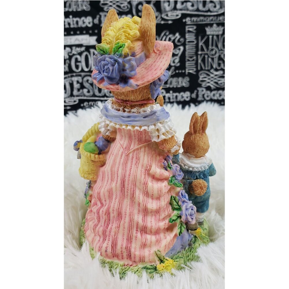Victorian Collection Hattie Hare Easter Bunny Figurine Decor - Picture 5 of 15